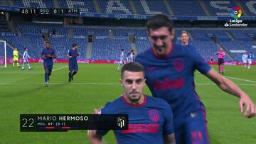 De descarte a capitán general en el Atleti: el incontestable gol de Mario Hermoso
