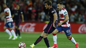 Sergi Roberto, en Granada ante Héctor.