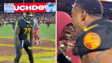 Commanders go wild: epic Hail Mary celebration after stunning last-minute win over Bears