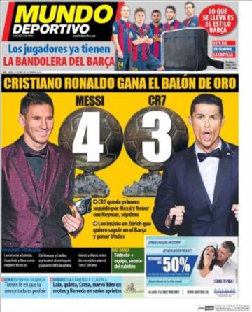 Portadas de la prensa deportiva