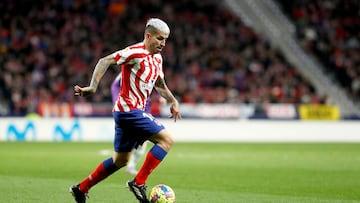 Ángel Correa, ante el Valladolid.