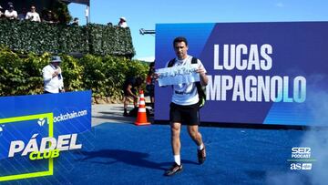 Lucas Campagnolo en el Miami Open de World Padel Tour.