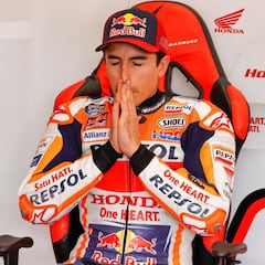 Márquez: "Una caída así asusta y me ha condicionado"