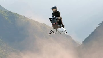 Volonaut Airbike, una moto voladora extrema.