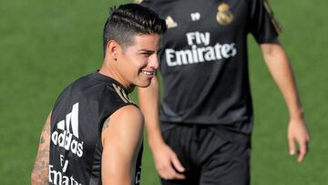 James Rodríguez, volante del Real Madrid