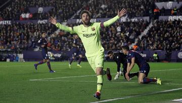 El partido perfecto de Leo Messi en su última visita al Levante