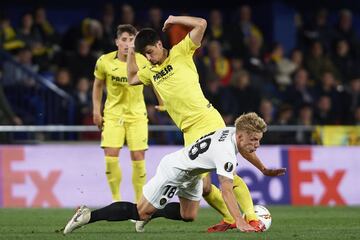 Gerard Moreno y Daniel Wass.