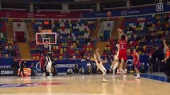 ¡Era el mejor triple de la historia y no sumó al marcador!