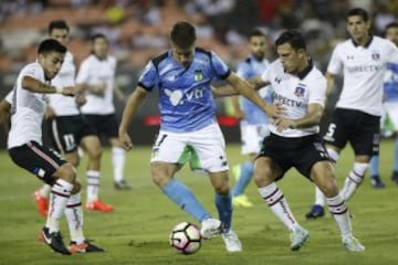 Colo Colo derrotó 2-1 a O'Higgins en el estadio Monumental. 