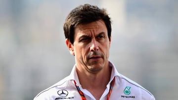 Mercedes GP Executive Director Toto Wolff walks in the Paddock during practice for the Monaco Formula One Grand Prix at Circuit de Monaco on May 25, 2017 in Monte-Carlo, Monaco.