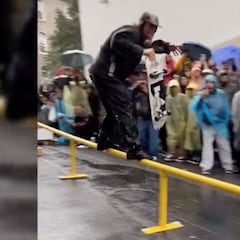 Épico al cuadrado: la lluvia convierte en viral el Dime Glory Challenge