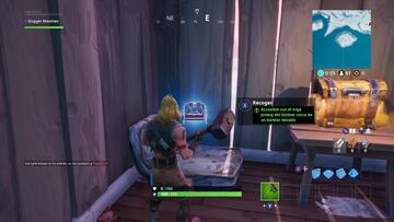 El Fortbyte #26 se encuentra en una caba&ntilde;a de madera en un iceberg al sudoeste de Aldehuela Alegre