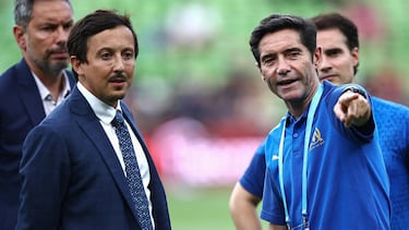 Marcelino: ¡°No se puede luchar contra Mbapp¨¦ ni contra el PSG...¡±