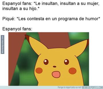 Los mejores memes del derbi Barcelona - Espanyol