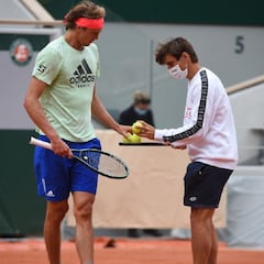 Zverev, sobre Ferrer: "Es el mejor entrenador que he tenido"