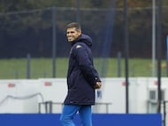 Entrenamiento Deportivo de La Coruña. Antonio Hidalgo