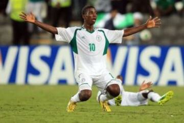 Kelechi Iheanacho (Nigeria) fue campeón y Balón de Oro del Mundial 2013, lo que le valió ser contratado por el Manchester City. Habrá que ver como sigue su carrera...