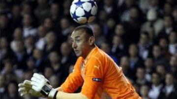 <b>CANTADA.</b> Gomes falló en el gol del Real Madrid.