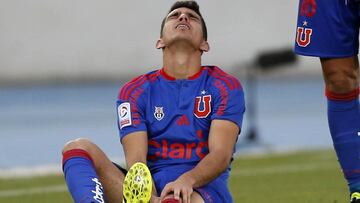 Sebastián Martínez se perdería el clásico ante Universidad Católica