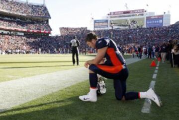 El ex jugador de los Denver Broncos, Tim Tebow.