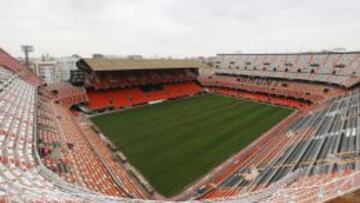 Mestalla se llenará en el partido contra el Barcelona.