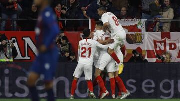 21/01/20  PARTIDO COPA DEL REY DIECISEISAVOS 
 SEVILLA - LEVANTE
  GOL 1-0 FERNANDO ALEGRIA 