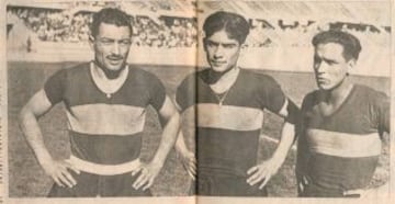 El &iacute;dolo de Everton (al centro) fue excluido del Mundial de 1950, pese a brillar en el cuadro &quot;ruletero&quot;.