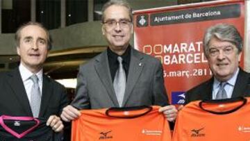 Juan Porcar, Pere Alvober y Joel Lainé en la presentación