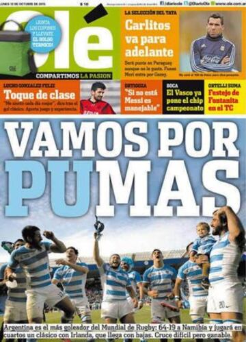 Portadas de la prensa deportiva