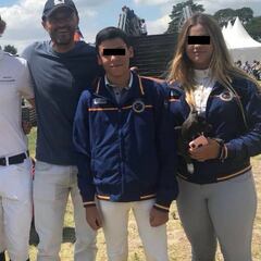 Sira, la hija de Luis Enrique, que despunta en la hípica