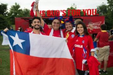 Color y belleza en la previa del duelo de Chile y los cafetaleros