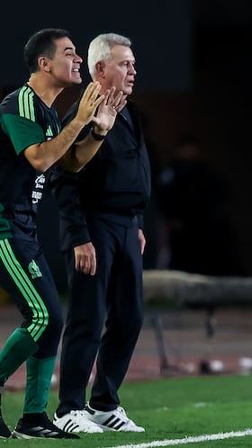 Rafael Marquez Assistant coach and Javier Aguirre head coach of Mexico during 2026 International Friendly match between Panama and Mexico (Mexican National team) at Rommel Fernandez Stadium, on January 22, 2026 in Ciudad de Panama, Panama..