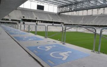 La selección española cerrará la primera ronda de partidos del Mundial contra Australia en este estadio situado en Curitiba.