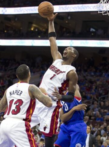 Chris Bosh, dominador de los tableros.
