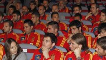 <b>LOS PROTAGONISTAS. </b>Los integrantes de la Selección vieron el primer pase de la película.