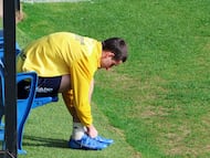 Álvaro García, preparado para salir al campo