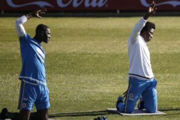 El plantel realizó su primer entrenamiento en San Carlos de Apoquindo después de vencer a Brasil.