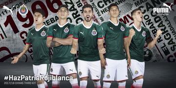 Chivas revela nueva camiseta verde para el Apertura 2017