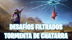 Fortnite: desafíos filtrados de Tormenta de chatarra