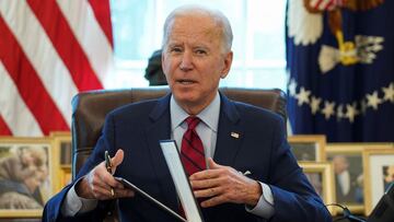 A letter signed by over 50 lawmakers calls for Biden's covid-19 relief bill to include monthly direct payments, a proposal that the Vice President has previously supported.