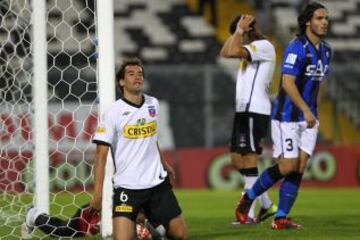 Agust&iacute;n Alayes: Jug&oacute; poco y nada en Colo Colo y luego se retir&oacute; en Estudiantes, en 2012.