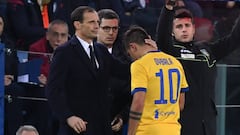 Juventus lose Dybala for a month