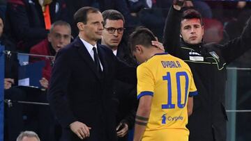 Juventus lose Dybala for a month