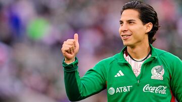 Diego Lainez of Mexico during the game Mexico (Mexican National Team) vs Cameroon, corresponding to the Friendly match, at Snapdragon Stadium, on June 10, 2023.

<br><br>

Diego Lainez during the Mexico vs Cameroon match, corresponding to the Friendly Preparation Match, at the Snapdragon Stadium, on June 10, 2023.