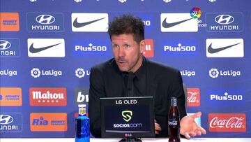 Simeone: "El VAR siempre es más justo que injusto"
