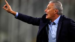 Futbol, Chile vs Brasil.
Eliminatorias para Catar 2022.
El entrenador de la seleccion brasilena Tite es fotografiado durante el partido de clasificacion al mundial de Catar 2022 contra Chile disputado en el estadio Monumental de Santiago, Chile.
02/09/2021
Andres Pina/Photosport

Football, Chile vs Brazil.
2022 Qatar World cup qualifying match.
Brazil's head coach Tite is pictured during the 2022 Qatar World cup qualifying match against Chile held at the Monumental stadium in Santiago, Chile.
02/09/2021
Andres Pina/Photosport