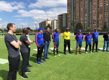 Carlos Queiroz durante un entrenamiento de la Selección Colombia Sub 17.