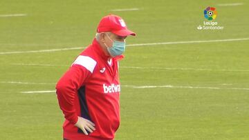 Aguirre, novedad en la segunda sesión de retorno en el Leganés