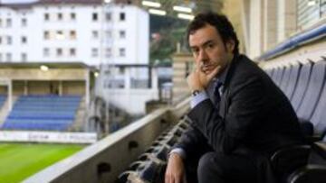 Álex Aranzabal, presidente y director general del Eibar.