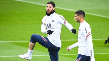 Ramos entra por primera vez en una convocatoria del PSG